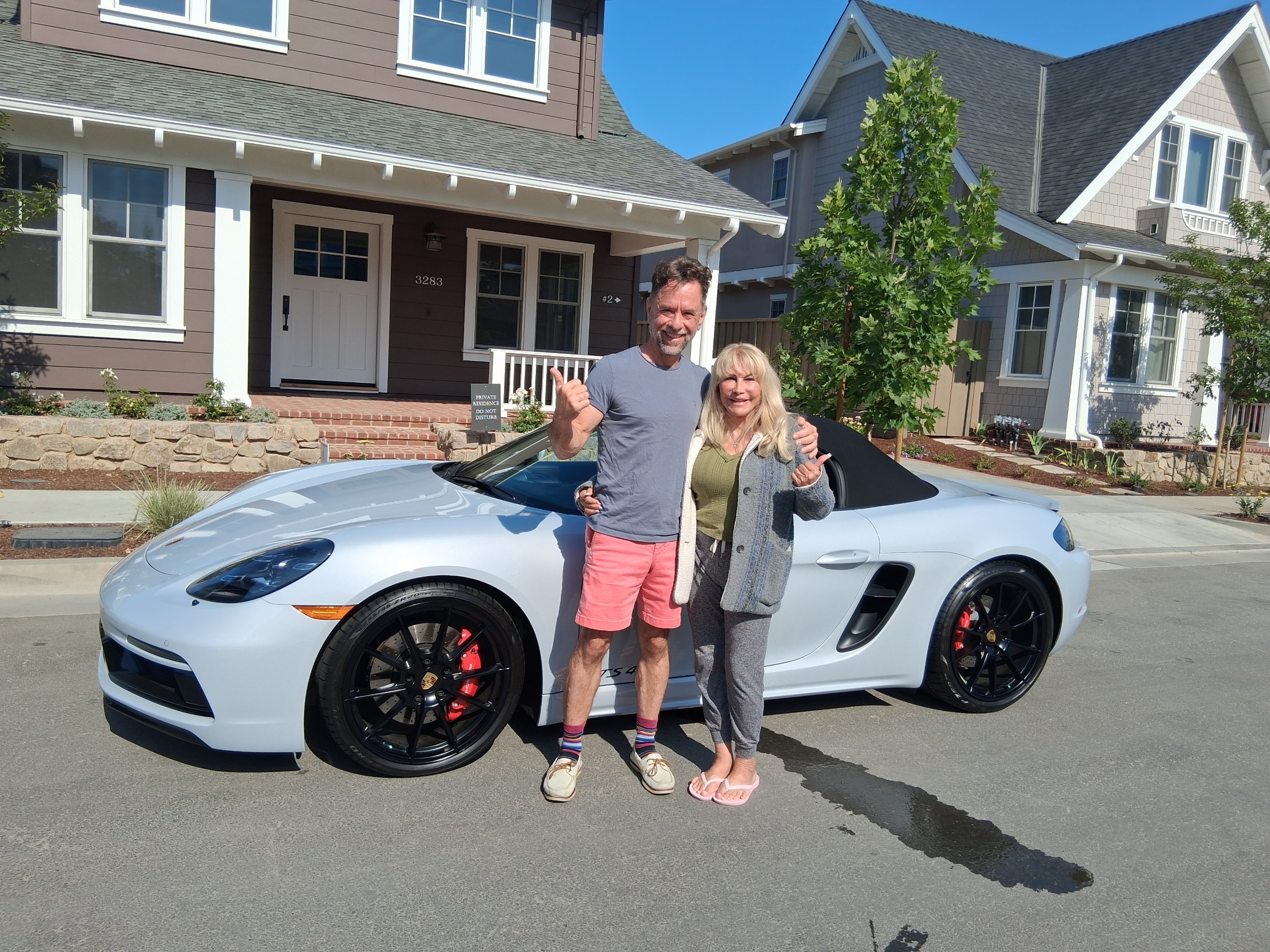 NTS at Porsche 718 Boxster Delivery