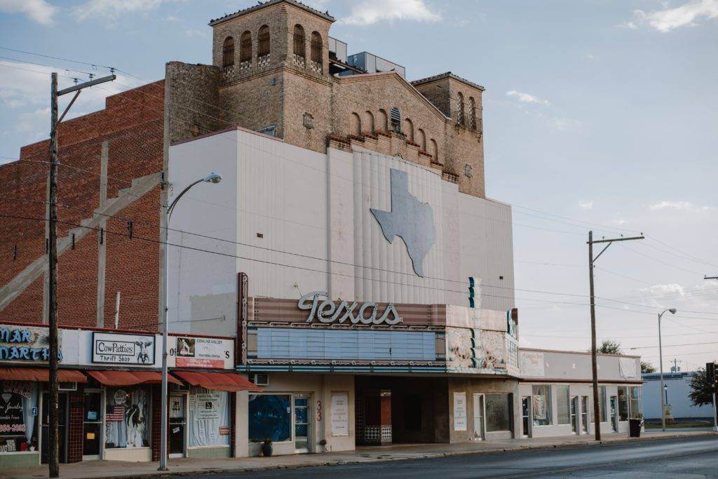 An old movie theater in a small Texas town. We are the best auto transport company and con deliver to both residential or business location. Many Auto transport companies only transport within one state. We offer car shipping from California to Florida and many other states in the lower 48.