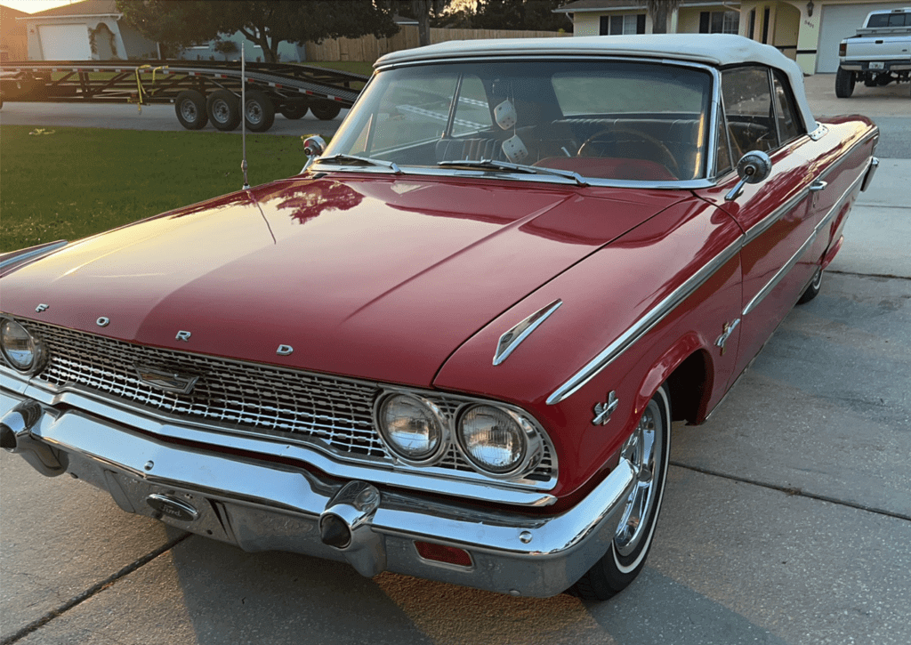 Red Convertible Classic Car