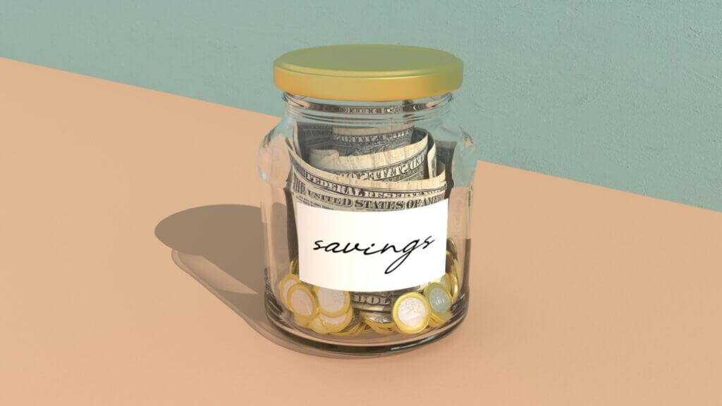 A jar of dollars and coins. Find out the average cost to ship a car per maile.